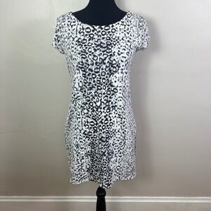 Socialite Animal Print Dress Snakeskin Leopard Print Mini Dress Size S